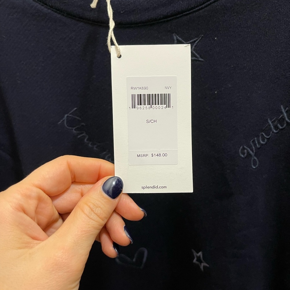 Splendid blue gratitude pullover - Picture 2 of 4